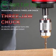 BETTER-LONTIME Quick Change Chuck, Hexagonal Handle 1.5-6.5mm Drill Chuck Adapter,  1/4 Inch Self-Ti