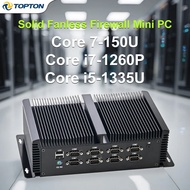 JO9A G15 Fanless Mini PC Intel Core 7-150U/i7-1260P/i5-1335U 3x2.5G LAN 2xDDR5 2xPCIe 4.0 8xCOM GPIO