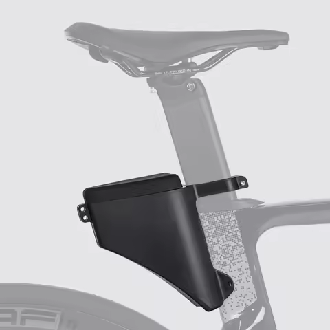 Road Bicycle Seat Tube Storage Tail Bag Hard Shell Waterproof Shock-absorbing Droplet Type Bike Sadd