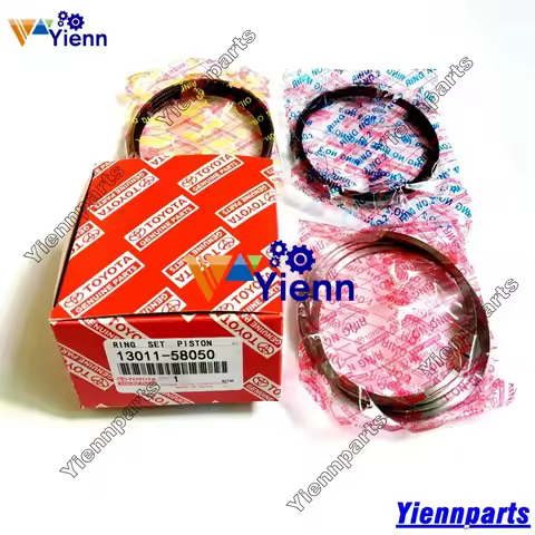 14B 14BT Piston Ring Set 102mm 13011-58050 13011-58060 For Toyota Dyna Coaster BB23 BB24 Engine Repa