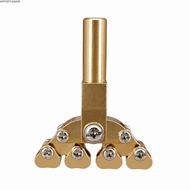 APPORTUNIAPY Fret Press Tool, Brass Brass Color Guitar Presser, Durable Fret Press Caul For Fret Lev