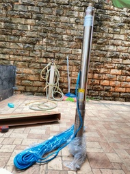 MAXPUMP 2.5SDM1.5/12 Pompa Air Sumur Dalam Submersible Satelit Casing 2.5inch - 0.25 HP + kabel 30M