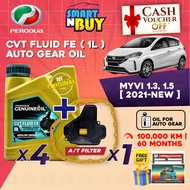 Perodua Gear Oil ATF CVT FE Original Minyak Gearbox CVT Kereta Perodua Myvi Gen3 Baru Myvi G3 2021 -