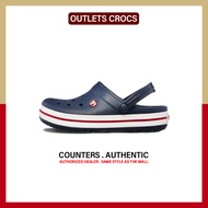 ใหม่และแท้ Crocs Crocband " Black Red " รองเท้าแตะ 11016 - 410 รับประกัน 1 ปี