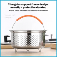 Stainless Steel Metal Basket Efficient Steamer Cookware Steamer Basket Versatile Steamer Rack Multi-Functional tongsg tongsg