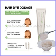 ◐ ❡ § Bremod Premium 100ml Hair Color Cocoa Butter Dyed Cream Ash Gray Dust 0.00 Brown Pink Blond