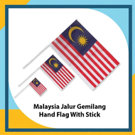 Hand Flag Malaysia Hand Flag / Bendera Tangan Malaysia Flag / Bendera Malaysia Kecil / Bendera Merde