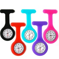 ❁●Silicone Nurse Watch Brooch Fob Pocket Tunic Quartz Movement Watch Watches