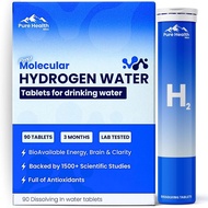 PHM Hydrogen Water Tubes, Tablets for Drinking Water - H2 Molecular Tabs |  Pills, Electrolytes Hydr