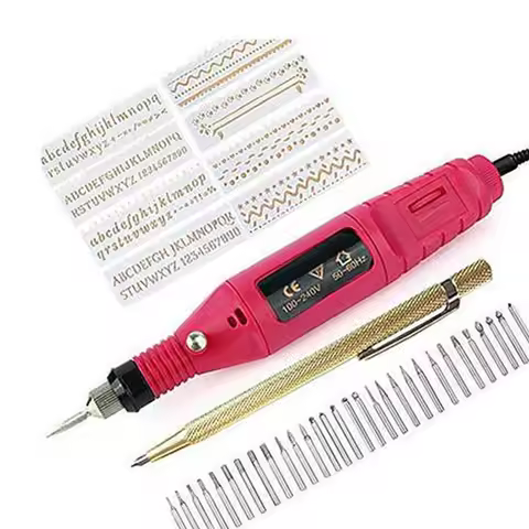 Electric Mini Engraver Pen Mini Diy Engraving Tool Kit For Metal Glass Ceramic Plastic Wood Jewelry 