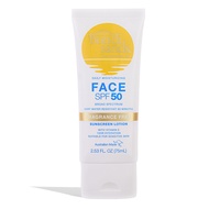 Fragrance Free Daily Sunscreen Face Lotion SPF 50 | Hydrating UVA + UVB Protection, Non-Greasy, Gent