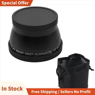 52mm 2X Magnification Telephoto Lens for  AF-S 18-55mm 55-200mm Lens Camera
