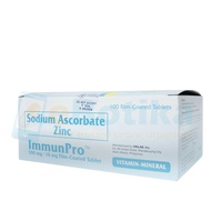 NEW2023✈✷﹍ImmunPro (Sodium Ascorbate + Zinc) (100pcs Tablets/perBox)