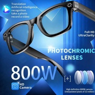 LIGE New Glasses with Photochromic Lenses Camera Photography Video ChatGPT AI Interactive Translatio