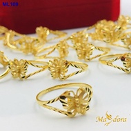 ❡△♤Cincin Emas Rama-Rama/Golden Papillon Ring (Emas 916)