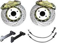 Final Connection Stealth Scaliper Kit, Champagne Gold, 6P-304x18, AZ Wagon MJ21S-4WD