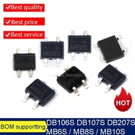 DB107S DB207S MB6S Rectifier Bridge MB8S MB10S 0.5A1000V SOP4 SMD New