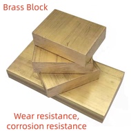 H59, H62, H65 Brass Material - Solid Block, Plate, and Rectangular Bar Stock, 1 Pc