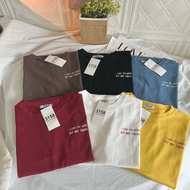 Áo thun 3158 form rộng mẫu I Love My Work Đỏ đô50-70kg