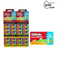 Gillette Super Nacet Blade 5+1 bilah mata pisau