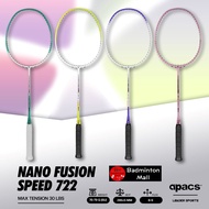 Apacs Nano Fusion Speed 722【No String】(Original) Badminton Racket (1pcs)