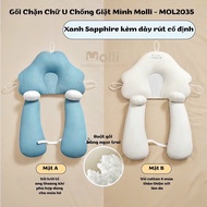 Gối chặn chữ U chống giật mình Molli cho bé sơ sinh