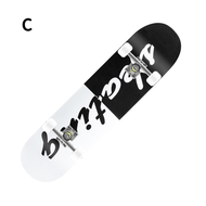 🛹winmax Skateboard🛹Fashion Double Rocker Skateboard Skateboard Surf Skate Professional 80cm 4 Wheels