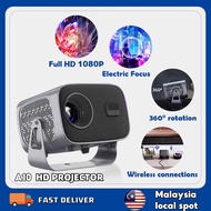 portable projector 4K with android 13.0 1080P wifi 6 bluetooth 5 for phones and laptops projector A1