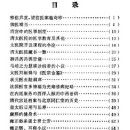 Classic Medical Book Qing Dynasty Palace Medical Words Edited by Chen Keji People's Health 1987.08 M