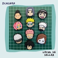 [LOCAL SG STOCKS] Jujutsu Kaisen / Naruto / Anime Jibbitz / Crocs Shoe Charms