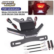 Tail Tidy License Plate Bracket Fender Eliminator Kit For Kawasaki Z250 Z300 Ninja 250 300 EX250 EX3