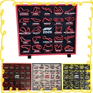 LEFT 2026 Formula 1 Calendar F1 With Stand Racing Desk Calendar Ornament Home Office Desktop Decor G