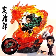 Demon Slayer Anime Figure Kamado Tanjirou GK Glowing Anime Models 30cm