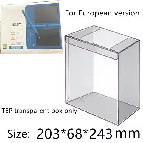 Transparent Box Protector For Nintendo DSi XL/NDSIXL/NDSILL Collect Boxes TEP Storage Game Shell Cle