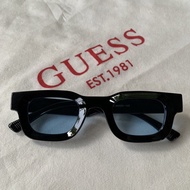 Square Bold Blue Glasses/Sunnies Thick Frame Glasses