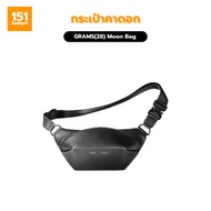 GRAMS(28) 175 Moon Bag Chest – Pebbled Black