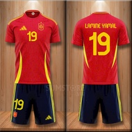 Bộ Áo Đấu Siêu Sao Lamine Yamal Tuyển Tây Ban Nha 2024/25