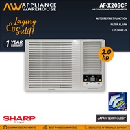 Sharp AF-X20SCF 2.0hp Window Type Aircon (Inverter)[Appliance Warehouse]