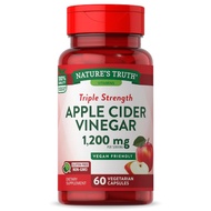 Nature's Truth Apple Cider Vinegar Capsules Triple Strength Supplement