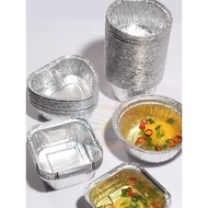 10PCS ALUMINIUM FOIL TRAY W TRANSPAREN PLASTIC LID 4330 4432 4436 4203 4618 340 1230 DISPOSABLE CAKE