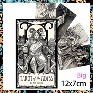 Tarot of the Abyss ทาโรต์แห่งหุบเหวนรก | พร้อมหนังสือคู่มือกระดาษ | ขนาดใหญ่มาตรฐาน12x7ซม. | 80แผ่นส