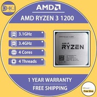 AMD Ryzen 3 1200 R3 1200 31 GHz 四核四核 CPU 處理器 YD1200BBM4K