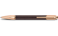 ปากกาลูกลื่น CARAN DACHE Rose-Gold Plated VARIUS EBONY Ballpoint Pen # 4480.142