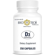 Bio-Tech Pharmacal Vitamin D3 (D3 1k IU, 250 Count)