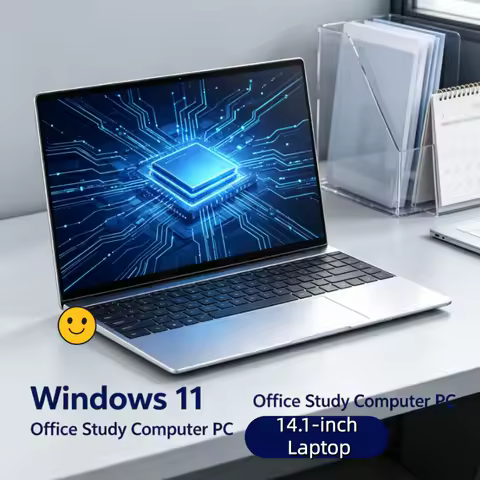 Ultra Slim Portable 14.1 Inch Win11 Notebook Intel 6500Y Premium Design 2TB SSD Daily Work Study Lap