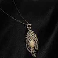 餘韻 。歐泊 項鏈 歐泊吊墜 歐泊項鏈 Opal 水歐泊 蛋白石 項鏈