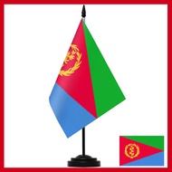 Eritrean Deluxe desk flag desktop set Flag of ERITREA