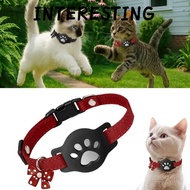 INTERESTING Pet Reflective Collar, Pet Tracking Night Visibility GPS Tracker Necklace,  Reflective A