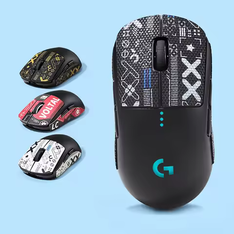 Mouse Grip Tape for Logitech G PRO X SUPERLIGHT Non Slip Suck Sweat Black Mouse Grip Tape Sticker Co