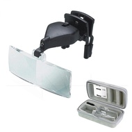 Top Choice Headband Illuminated Magnifier Eyewear Clip On Magnifier 1.5x, 2.5x, 3.5x Magnifying Glas